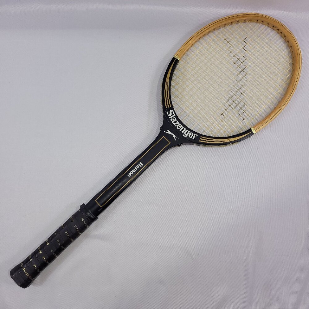 Slazenger Demon Vintage Wood Tennis Raquet L4 Racket
